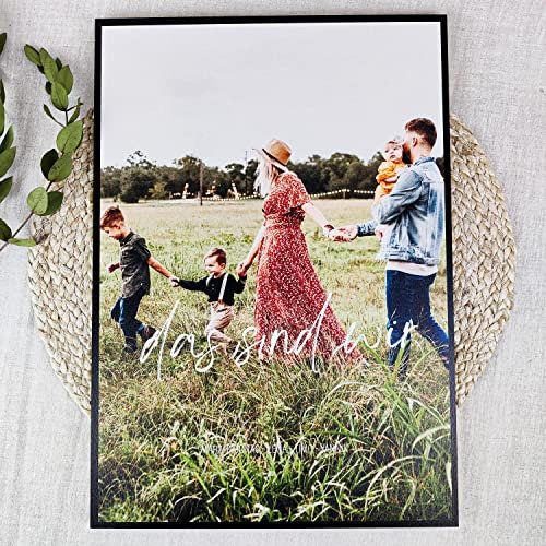 Das Sind Wir Geschenk Holzbild - Foto Geschenk - personalisierbar zum Hinstellen/Aufhängen optional beleuchtet Paar Geschenk, Pärchen Geschenke, Geschenke Für Frauen - personalisierte Geschenke