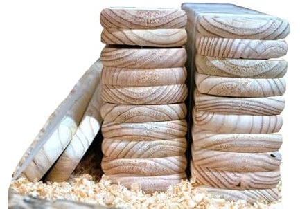 Zaunlatten TYP A 2x9x130cm 20szt Sibirische Lärche