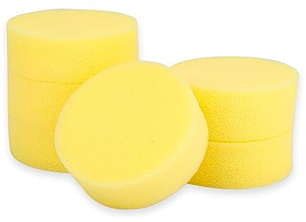 VIKY® 6 Stück Polierschwamm Auto Set, Auto Schwamm Autowäsche Groß, Autoschwamm Lackschonend, Kratzfrei Super Saugfähig Autowaschschwamm, Auto Schwamm Außen für Auto Polieren, Wachsen, Reinigung