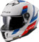 LS2, Integraler Motorradhelm STREAM II VINTAGE Gloss White Blue Red, M