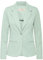 fransa FRZablazer Damen Blazer Jackenklazer Anzugsjacke mit Stretch Reverskragen 1-Knopf-Form Paspeltaschen Regular fit, Größe:XS, Farbe:Frosty Green (155706)