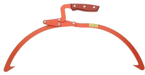 POPETPOP herramientas para levantar madera arco de arrastre de troncos garfio de troncos pinzas para agarrar leña herramienta manual para levantar troncos aleación de acero