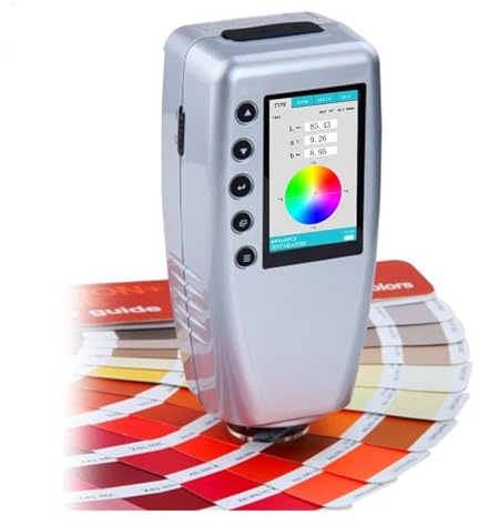 Spektrometer, Handhållen kolorimeter Färgmätare med fotodiodsensor Mätkaliber for plast(WR-10)