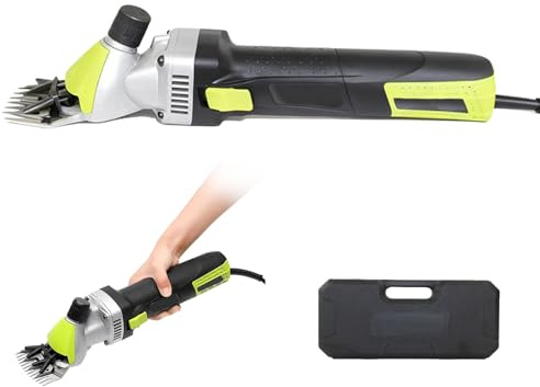 Hästklippare Sladdlösa 850W Fårklippning Klippare 110V/220V Tillval Med Justerbara Blad, 6-Växlad Multifunktionsklippare Professionell För Lantbruksboskap 220V