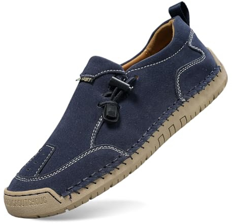Zapatos Montela para Mujer Zapatillas Deportivas Tradicionales con Cordones Transpirables de Malla Elegantes Zapatos de Ocio para Oktoberfest Exteriores y Caminar (Navy, 43)