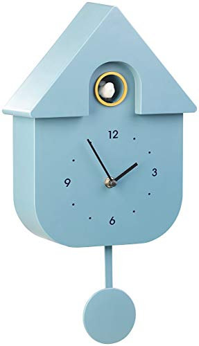 St. Leonhard Kuckucksuhr Kinder: Moderne Quarz-Kuckucksuhr mit Vogelstimme und Nachtruhe-Automatik (Wanduhr Kuckuck modern, Pendeluhr modern, Schwarzwald)