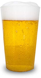 25 Stück Mehrweg Partybecher 0,3l - Plastik Bierbecher bruchsicher, Party Becher Set, Plastikbecher Grillparty, Kunststoff Biergläser Made in Germany