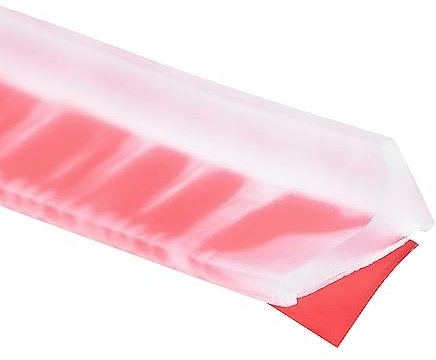 QUARKZMAN Selbstklebend Schwallschutzleiste Dusche, 250cm Wasserstopper Dusche Begehbare Dusche Duschschwelle Trennung von Nass und Trocken, für Küchen, Bäder, Waschbecken（Transparent）