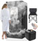 Sauna Portatil Cuerpo Completo 3L Sauna Portátil Vapor con Temporizador y 9 Temperatura, SPA Sauna Portatil Finlandesa, 1000W Sauna de Vapor Portatil para Baños de Sauna, Sudoración, Desintoxicación