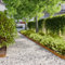 GecheerBorde de césped 10 uds. 10x103 cm Flexible Acero Corten
