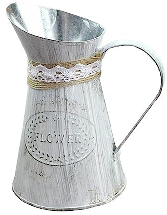 Toyvian 1pezzi Secchio Per Piante Barile Decorativo in Stile Retro Ornamento Da Giardino Per Organizzare Fiori e Piantine