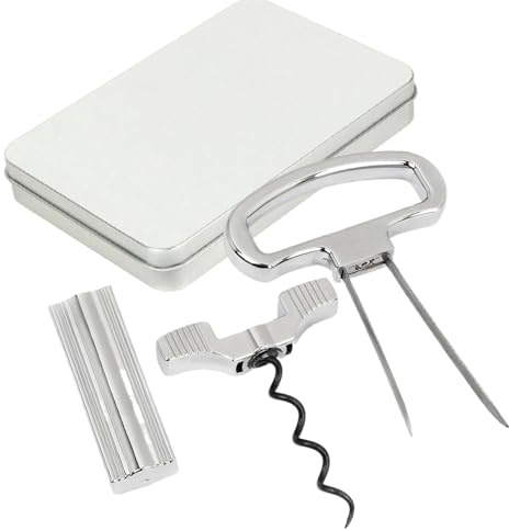 Saca Corchos Para Vino, Extractor De Corcho Portátil Y Abridor De Cerveza, Herramienta Manual Para Extracción De Corchos Sacacorchos Para Vinos Viejos