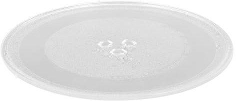 Gadpiparty Piatto Girevole in Vetro 25,5 Cm per Microonde, Piastra di Cottura Resistente, Accessorio Sostitutivo per Forno a Microonde Installazione Semplice e Design Stabile per Uso