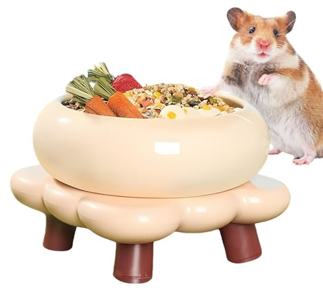 Para Alimentos Para Animales Pequeños - Para Alimentación De Cerámica Para Hámsters 6,69x6,69x4,53 Pulgadas | Para Automático Para Animales Suspendido | Distribuidores Automáticos De Piel