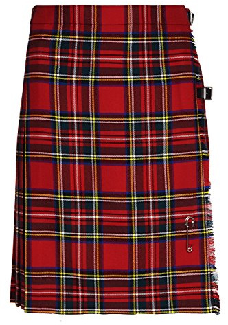 Oxfords Pura Lana Corta Kilt per Donna Royal Stewart 50