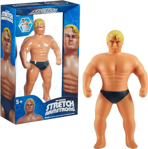 The Original Giant Stretch Armstrong Age 5+. Stretch Toy,for ages 5+, Tie Him in Knots. He Always Returns to Size. Ideal Christmas or Birthday Present, Yellow