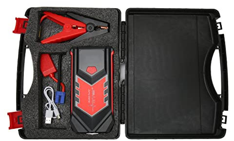 Démarreur de Voiture, Bloc d'alimentation de Démarrage Rapide, 3000A 59800mah USB Démarreur de Saut de Voiture à Charge Rapide avec écran LCD Boussole LED Lumière Type C Port