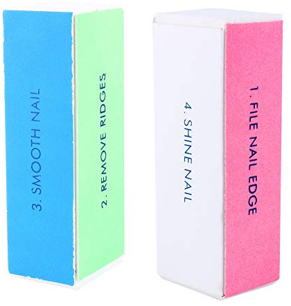 Buffer per Lucidatura Inglese per Nail Art 10 pezzi. Blocco per Buffer per Unghie a 4 Vie