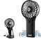Bigqin Ventilador Mano Portátil USB, 2000 mAH 4 Velocidades Mini Ventilador Mesa mit Espejo, Mini Fan Silencioso Admirador Pequeño para Biblioteca Oficina Camping Picnic