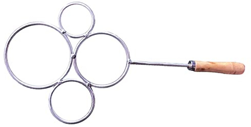 Strumento di taglio per bottiglie di vetro in metallo da bottiglia di vino a vaso di fiori a quattro anelli essere riscaldato per taglierina per vino Strumento per tagliare il vetro