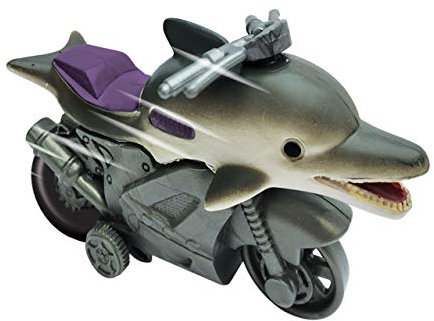 Deluxebase Wilde Reiter - Delphin Reibung trieb Spielzeugmotorräder mit kühlen Tierreitern, große Delphinspielwaren für Jungen und Mädchen an.