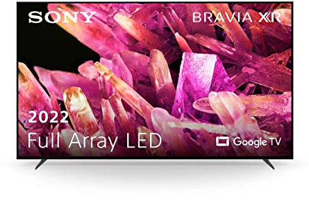 Sony BRAVIA XR, XR-65X90K, 65 Zoll Fernseher, Full Array LED, 4K HDR 120Hz, Google , Smart TV, Works with Alexa, mit exklusiven PS5-Features, HDMI 2.1, Gaming-Menü mit ALLM + VRR