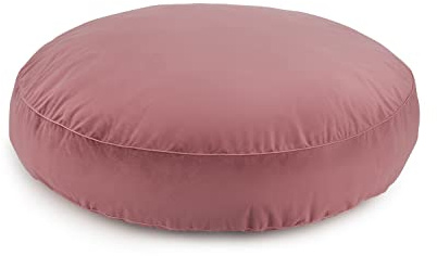 OLIFANT TOYS CANDY Cuscini da pavimento, morbidi e comodi cuscini da seduta, per camere da letto, soggiorni, camerette, decorazione unica, morbidi cuscini coccolosi, velluto, 1 x Ø 90 cm, rosa