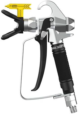 InoKraft Airless Paint Spray Gun High Pressure 3600 PSI with Reversible Nozzle Tip Swivel Joint for Airless Paint Sprayers MaXpray M1 & M3, Paint Sprayer Accessories