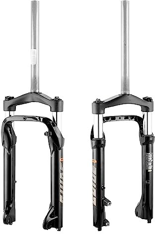 Criblor Electric Bike Snow Bike 20inch Forks Aluminum Alloy for 4.0’’ tire Snow Mountain Bike Spread 135MM Bicycle Fat Suspension Fork