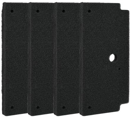 Fleymu 4 Piezas Filtros de Esponja 12022801 para Secadora con Bomba de Calor Bosch Siemens, 292 x 142 x 19 mm Filtro de Esponja Estera Filtrante Secadora de Condensador Reemplazo, Filtro de Espuma