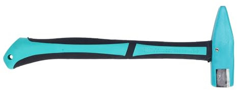 Martillo de herrero, mango de TPR de acero al carbono, martillo de forja multifuncional para ingenieros de herrero, carpinteros (Large 6L)