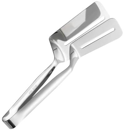 Pinzas de cocina para pala de alimentos - Alimentos para carne frita multifuncional ligera, pinza de carne frita portátil | Pinzas de cocción para espátula de pescado de larga duración, pinzas de