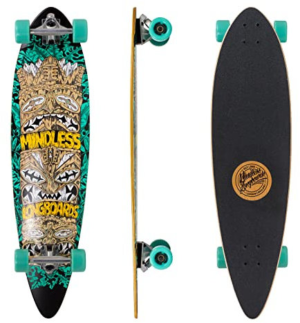 Mindless Longboards Mindless Tribal Rogue IV Skateboard Unisex Adult, unisex_adult, ML1140, Green (Green), standard size