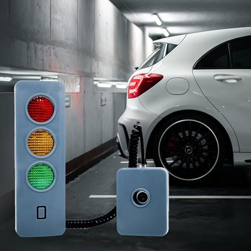 Rusopobe Segnale di Stop LED con sensore di parcheggio per Garage, Sistema di Assistente Luce di parcheggio per Garage Dispositivo avviso anticollisione per Segnale di Stop parcheggio LED