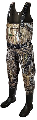 Dirt Boots Mallard Marsh Camo Neoprene Chest Waders 100% Waterproof Coarse Fishing Muck Wader (10 UK Men)