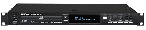 Tascam BD-MP1MK2 Lettore Blu-ray per montaggio su rack di livello professionale con riproduzione SD e USB