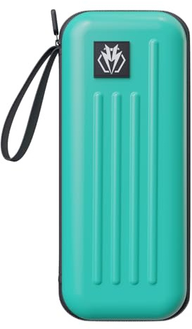 Lavishio Funda para dardos, funda de transporte para dardos con capacidad para 3 dardos montados y accesorios, funda de transporte para dardos, tubos de almacenamiento integrados y bolsillos, Blue