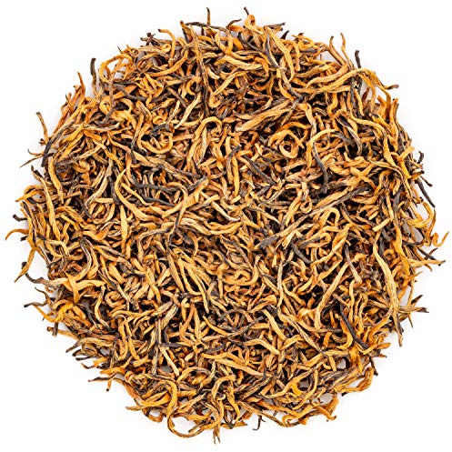 Oriarm 100g / 3.53oz Jin Jun Mei Feuilles De Thé Noir Chinois - Wuyi Jinjunmei Golden Eyebrow Chinese Breakfast Black Tea Leaves - 1st Class - Brew Hot or Iced Tea