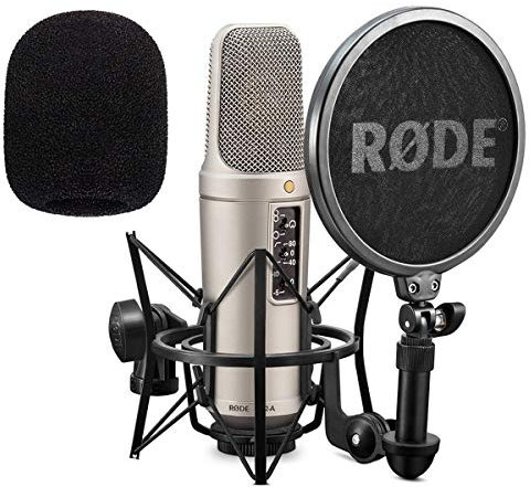 Rode NT2-A Set de micrófono condensador + espuma Keepdrum WS02 cortavientos