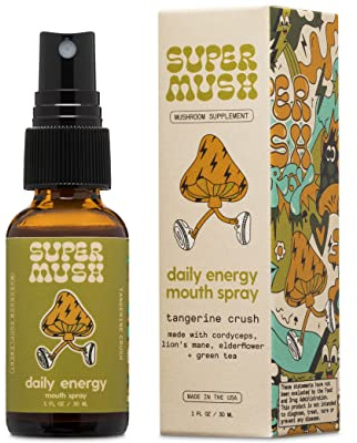 SuperMush Daily Energy Mouth Spray | Mushroom Spray | Pure Liquid Spray
