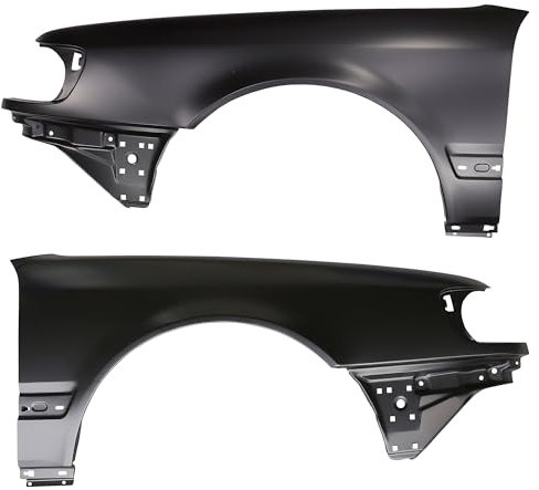 ATEC Germany 1x Kotflügel vorne links ohne Blinkerloch, 1x Kotflügel vorne rechts ohne Blinkerloch Kompatibel mit A udi 100 C4 Avant (4A5), 100 C4 Stufenheck (4A2)