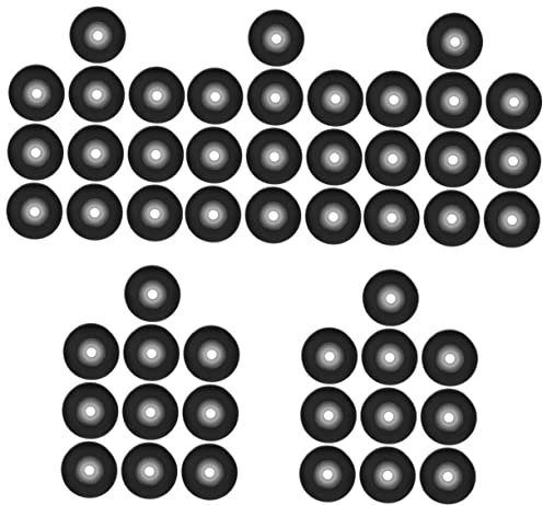 Mobestech 50pezzi Rulli Di Pressione Per Cassetta Audio Puleggia Resistente Sostituzione Pratica Per Registratori e Radio