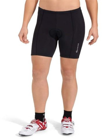 Gonso Pretoria Damen Radhose Fahrradhose mit Sitzpolster Farbe Schwarz, Größe 50