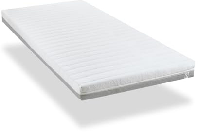 Olympe Literie Matelas 90x190 Mousse Haute Densité Profilée Venus Hauteur 12 cm | Confort Ferme et Aéré | Déhoussable et Lavable | Fabriqué en France