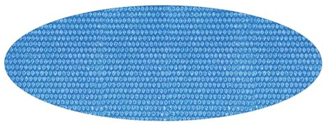 Copertura solare per piscina, coperta a bolle di calore per piscine, diametro rotondo 240 cm, foglio isolante pieghevole per mantenere la temperatura 'acqua durante le vacanze estive, uso a bordo