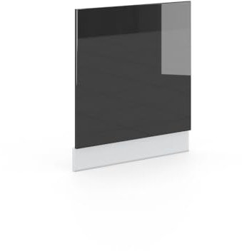 Vicco Frontblende Fame-Line, Anthrazit Hochglanz/Weiß, 60 cm ohne Arbeitsplatte