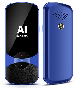 Vormor Translator T11 Sprachübersetzer |Übersetzungsgerät | Voice Translator Hotspot WIFI | 200+ Sprachen |Tragbar Sofortübersetzer Sprachübersetzer Offline für Reisen |Spracheingabe Sprachausgabe