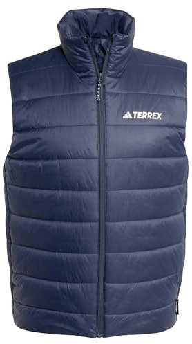 adidas Uomo Terrex Multi Essentials CLIMAWARM Padded Vest, Legend Ink, XS