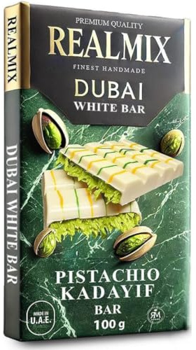 REALMIX Chocolate con Leche Dubái (100G, Chocolate blanco)