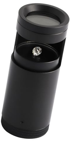 Herramienta permanente de detección de piedras preciosas, lente de vidrio visual, cuerpo de aleación, joyería precisa, comprobador de validez de cristal, transductor profesional de piedras preciosas